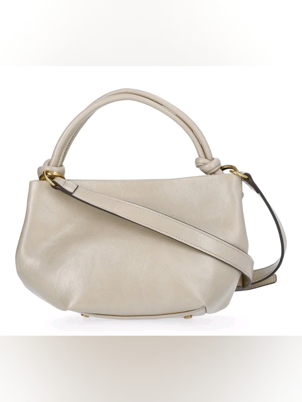 Scoop Women's Faux Leather Mini Satchel Bag, Almond Biscuit